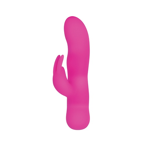 Roze duo vibrator met grote rabbit 